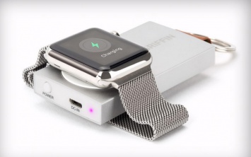 Брелок с аккумулятором Griffin позволяет до 4 раз зарядить Apple Watch