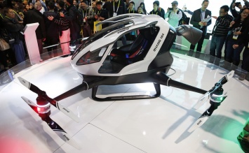 Представлен автономный одноместный летающий дрон-такси