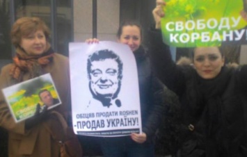 В Мюнхене украинцы устроили акцию в поддержку Корбана (Фото)