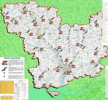Подготовлена карта-памятка водителям Николаевской области в период ухудшения погодных условий