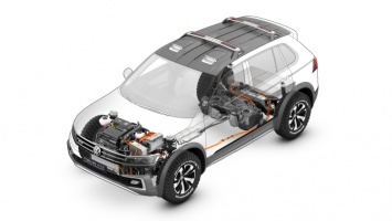 VW Tiguan GTE Active: первые фото нового гибридного кросса