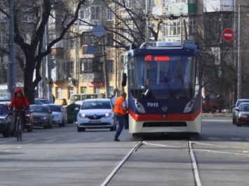 В Одессе запустили новый низкопольный трамвай