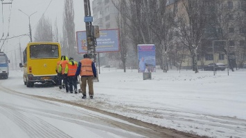 Снегопад в Николаеве. Беспристрастная видеофиксация