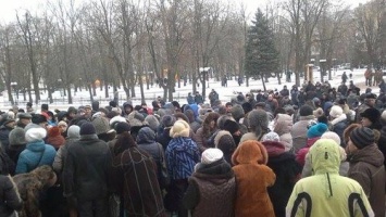 В сети появились фото с митинга в Луганске против Плотницкого