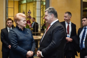Порошенко в Мюнхене провел встречу с президентом Литвы Грибаускайте