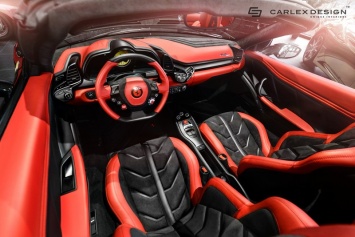 Carlex Design сделал макияж салона Ferrari 458 Spider