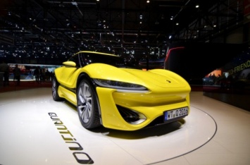 Электрический спорткар Quantino представили в Женевском автосалоне