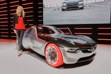 Женевский автосалон: премьера стильного спорткара Opel GT Concept (Фото, Видео)