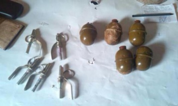 У жителя Днепропетровщины изъяли 5 гранат, которые он нашел в поле