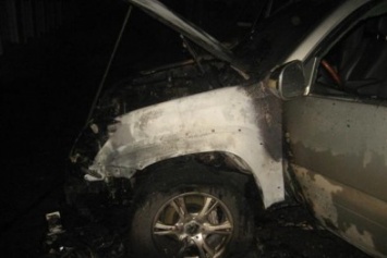 В Кировограде горел "Lexus"