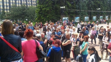 Издания "ДНР" выдали митинг макеевских предпринимателей за пикет против ОБСЕ (фото)