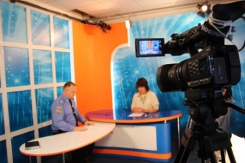 Начальник Славянской полиции выступил в эфире местного телеканала