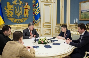 Савченко рассказала подробности своей встречи с Порошенко