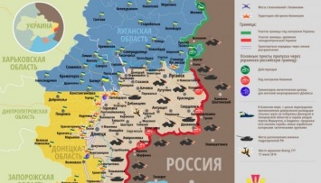 АТО: боевики системно лупят по всей линии "донецкого фронта"