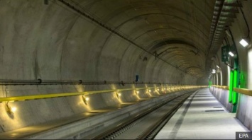 В Альпах проложили железнодорожный тоннель длиной в 57 км