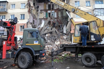 В России рухнула часть многоэтажного дома