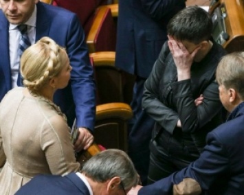 Жаркая дискуссия Савченко и Тимошенко в Раде (ФОТО)