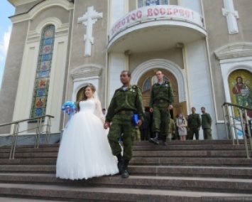 Свадьба боевика "ДНР" из Колумбии (ФОТО)