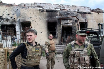 Не политики, а солдаты: Белозерская рассказала о встрече Савченко с Ярошем (фото)