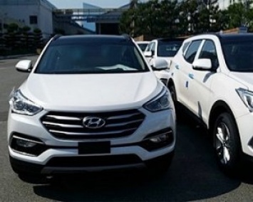 Новый Hyundai Santa Fe попался фотошпионам (ФОТО)
