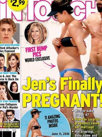 СМИ: Дженнифер Энистон беременна от Джастина Теру