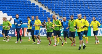 Украинская сборная провела тренировку перед матчем против Северной Ирландии