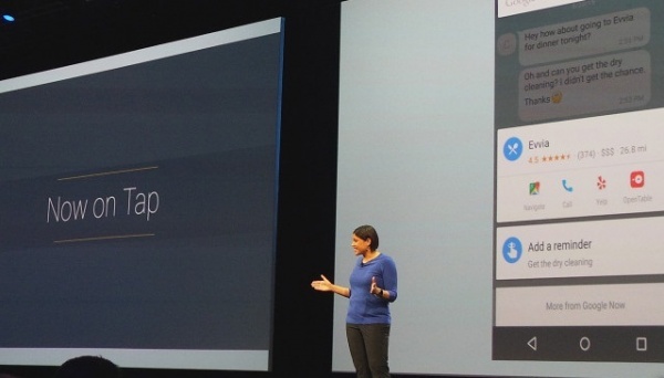Google Now будет помогать пользователям при работе с приложениями