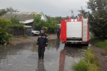 В Цюрупинске затопило три улицы