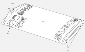 Apple запатентовала смартфон с круговым дисплеем