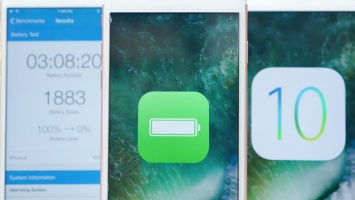 IOS 10 beta 1 против iOS 9: время автономной работы