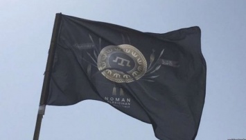 На «Чонгаре» подняли флаг крымскотатарского батальона