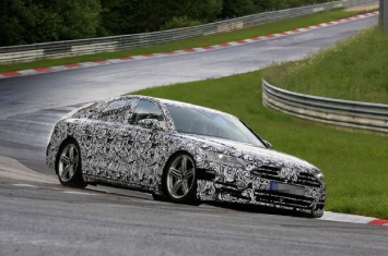 Новая Audi A8 замечена на тестах