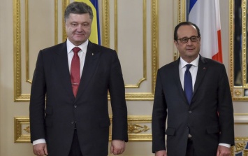 Сегодня президент Украины снова обсудит с французским коллегой вопрос санкций против России