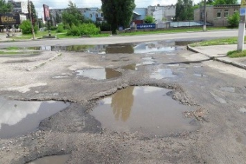 Сумчанин показал разбитые дороги возле автостоянок на Прокофьева (ФОТО)