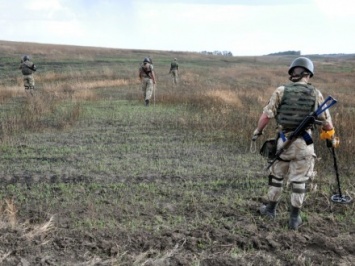 Военные саперы за неделю обезвредили около 500 взрывоопасных предметов на Донбассе