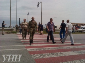 Житомирские участники АТО разблокировали трассу "Киев-Чоп"