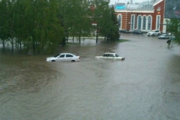 Ливневки в Краматорске не работают.. из-за проливных дождей