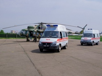 Из зоны АТО были эвакуированы 3 раненых бойца Нацгвардии: военных доставили в Центральный госпиталь МВД