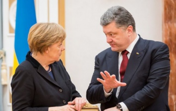 Порошенко и Меркель обсудили санкции против РФ и подготовку к саммиту НАТО