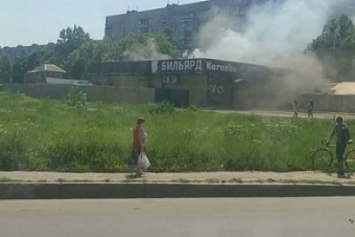В Харькове горела бильярдная: предварительно - загорелась проводка