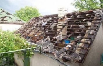 Последствия разрушительного града в Закарпатской области сняли дроном
