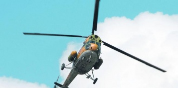 На аэродроме под Харьковом упал вертолет, пострадали два человека
