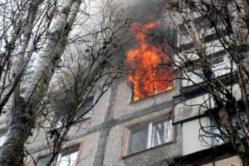 В Мирнограде (Димитрове) горела однокомнатная квартира