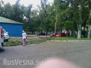 На территории больницы в Донецке прогремел взрыв (фото, видео)