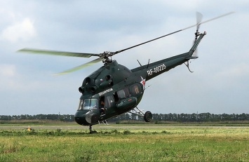 На Харьковщине упал вертолет с запорожскими пилотами