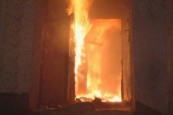 В Кировограде горела квартира, в которой находились маленькие дети