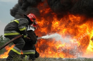 Под Одессой более 20 спасателей тушили пожар на базе отдыха