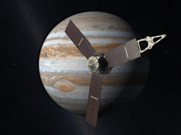 Космический аппарат Юнона с фигурками Lego на борту приближается к Юпитеру