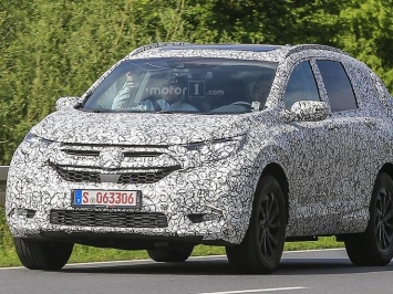 Новая Honda CR-V замечена на дорожных тестах