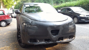 Alfa Romeo Stelvio замечен во время тестов